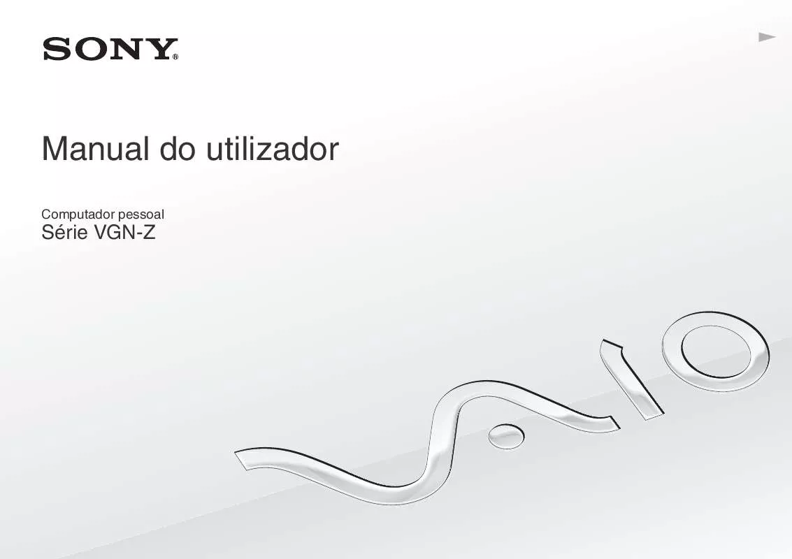 Mode d'emploi SONY VAIO VGN-Z41XRD