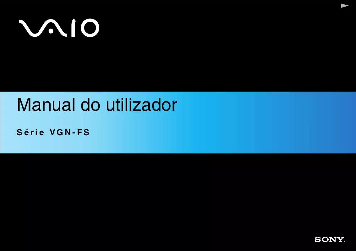 Mode d'emploi SONY VAIO VGN-FS195XP