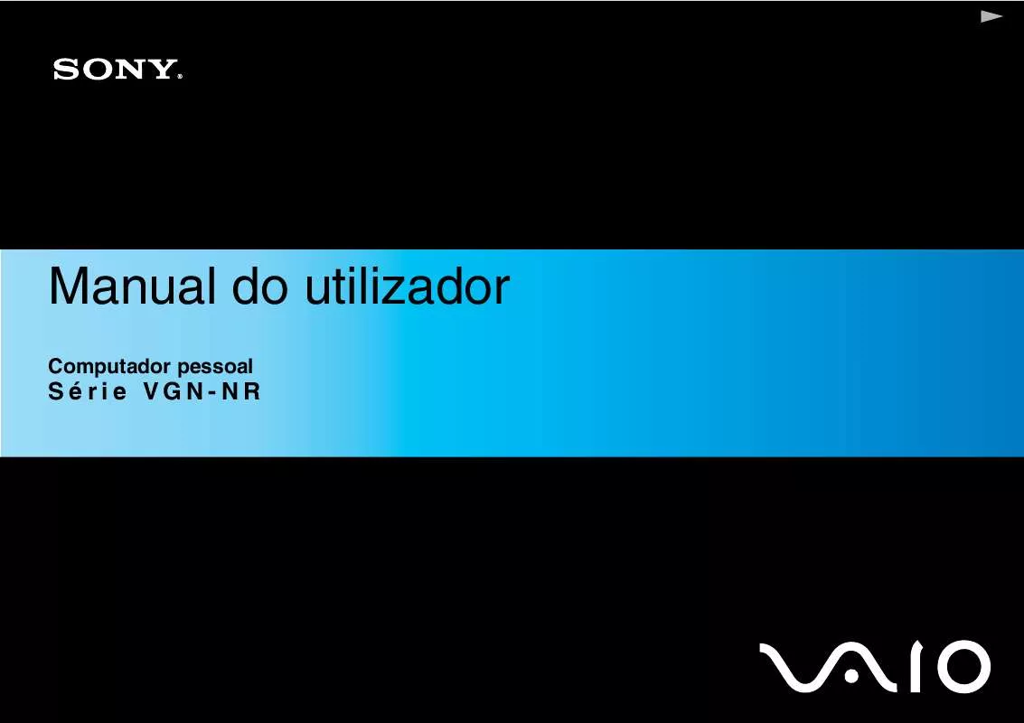 Mode d'emploi SONY VAIO VGN-NR32Z/S