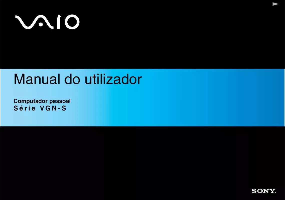 Mode d'emploi SONY VAIO VGN-S4XRP-B