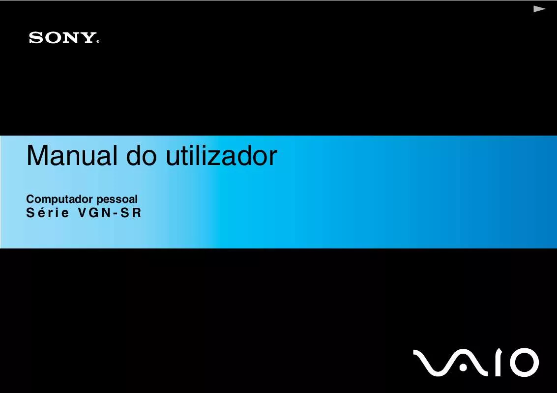 Mode d'emploi SONY VAIO VGN-SR21RM/S