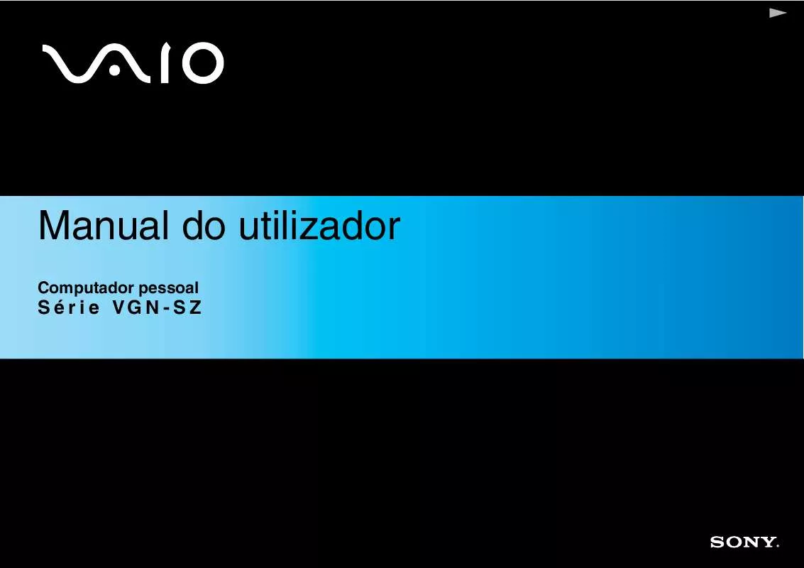 Mode d'emploi SONY VAIO VGN-SZ2HRP-B