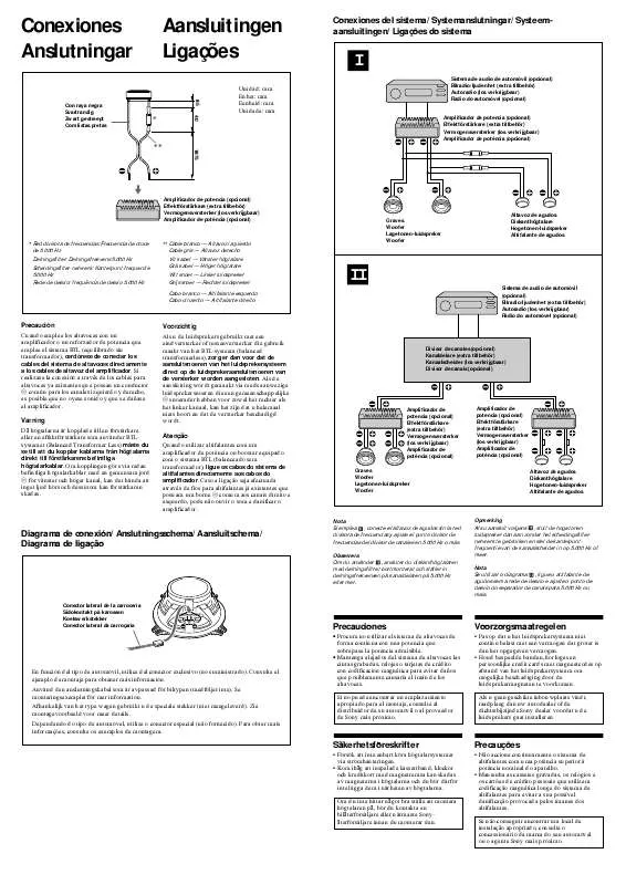 Mode d'emploi SONY XS-HA1326