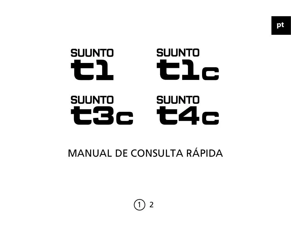 Mode d'emploi SUUNTO T1C