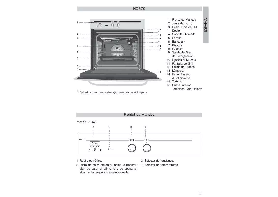 Mode d'emploi TEKA HC-670