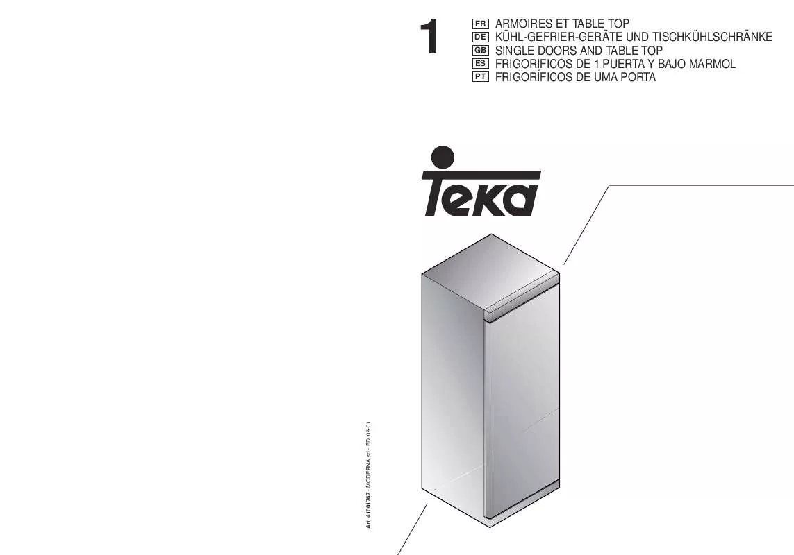 Mode d'emploi TEKA TS 335