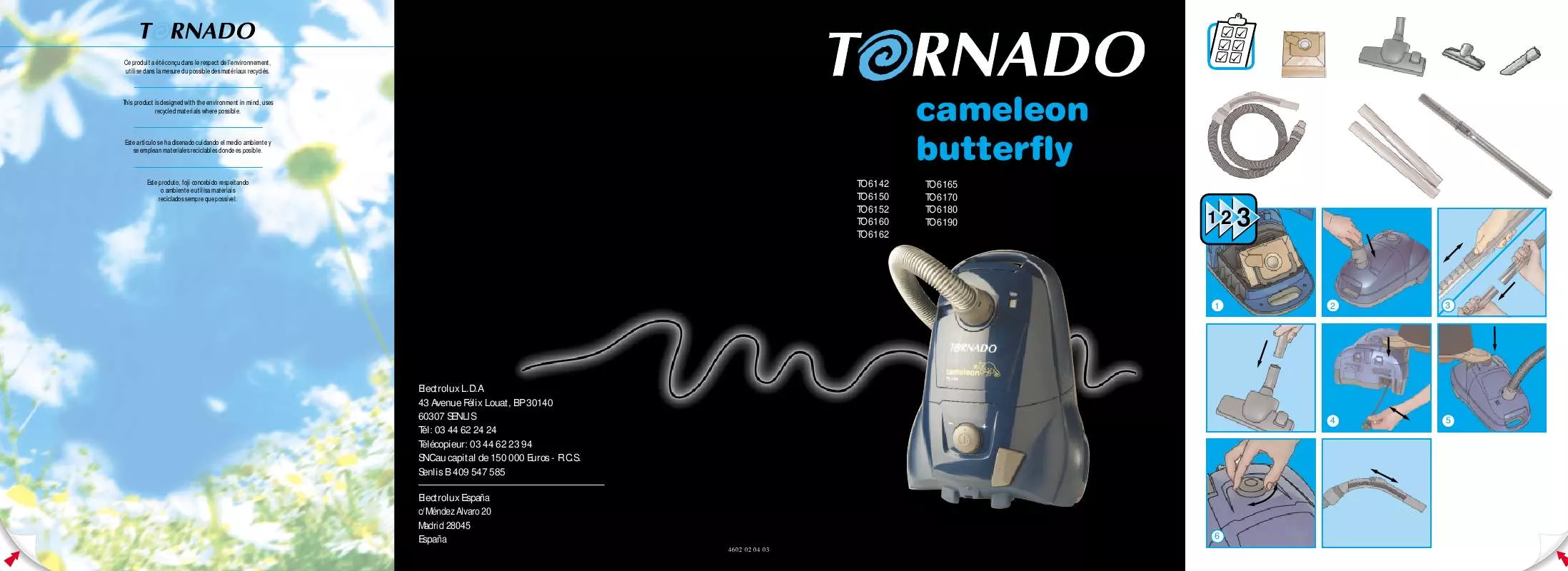 Mode d'emploi TORNADO TO6152