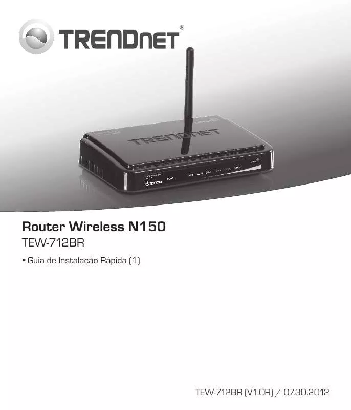 Mode d'emploi TRENDNET TEW-712BR