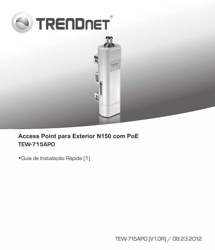 Mode d'emploi TRENDNET TEW-715APO