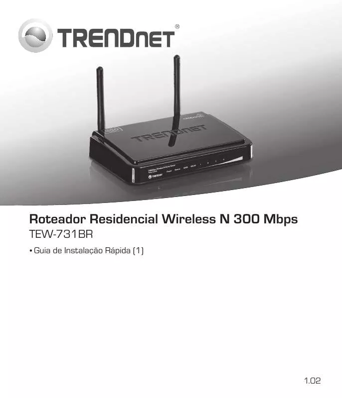 Mode d'emploi TRENDNET TEW-731BR