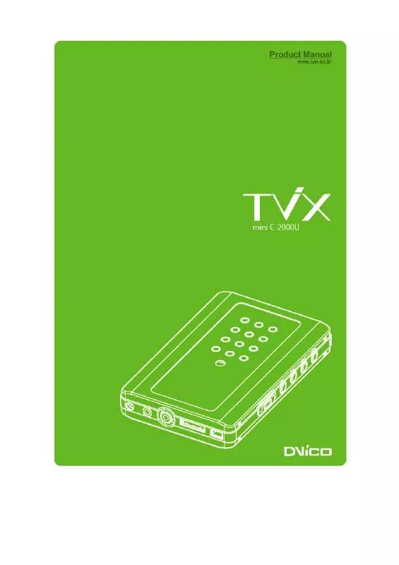 Mode d'emploi TVIX MINI C-2000U