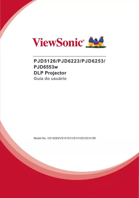 Mode d'emploi VIEWSONIC PJD6553W