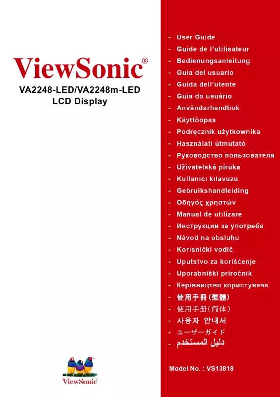 Mode d'emploi VIEWSONIC VA2248M-LED