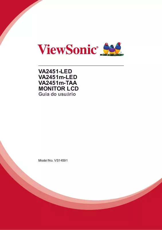 Mode d'emploi VIEWSONIC VA2451M-LED