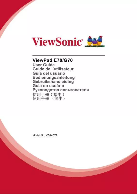 Mode d'emploi VIEWSONIC VIEWPAD G70