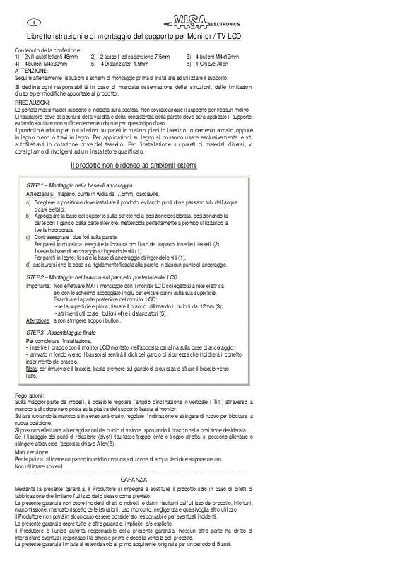 Mode d'emploi VISA VE-3PT