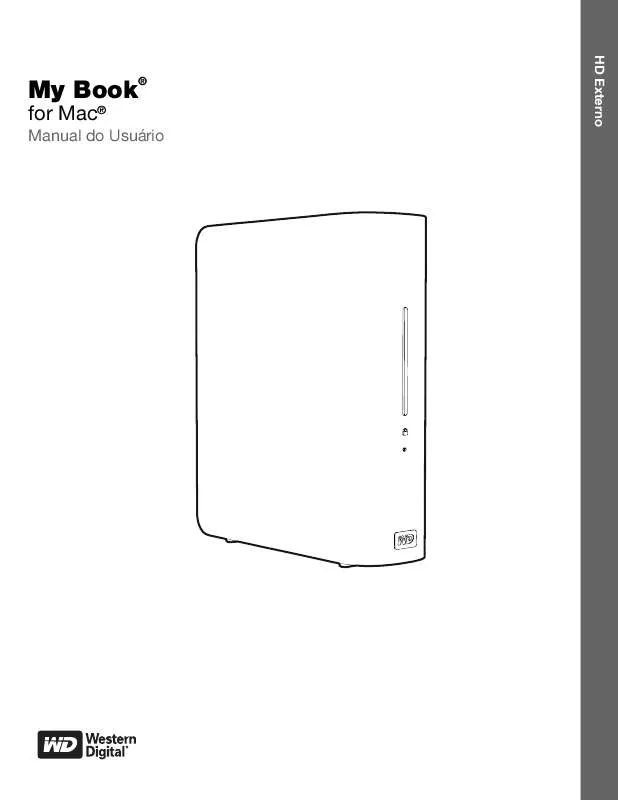 Mode d'emploi WESTERN DIGITAL MY BOOK FOR MAC