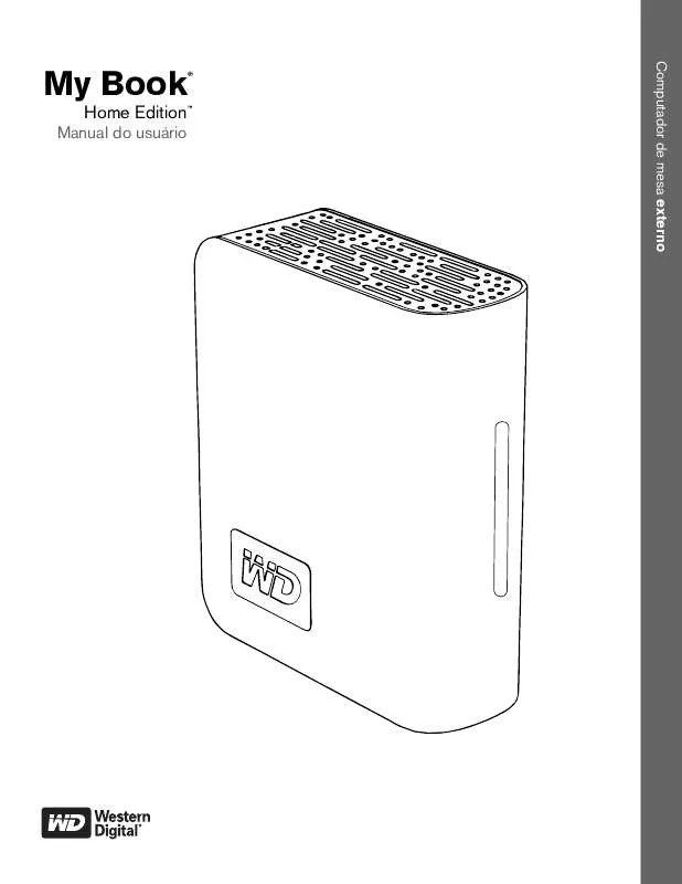 Mode d'emploi WESTERN DIGITAL MY BOOK HOME EDITION