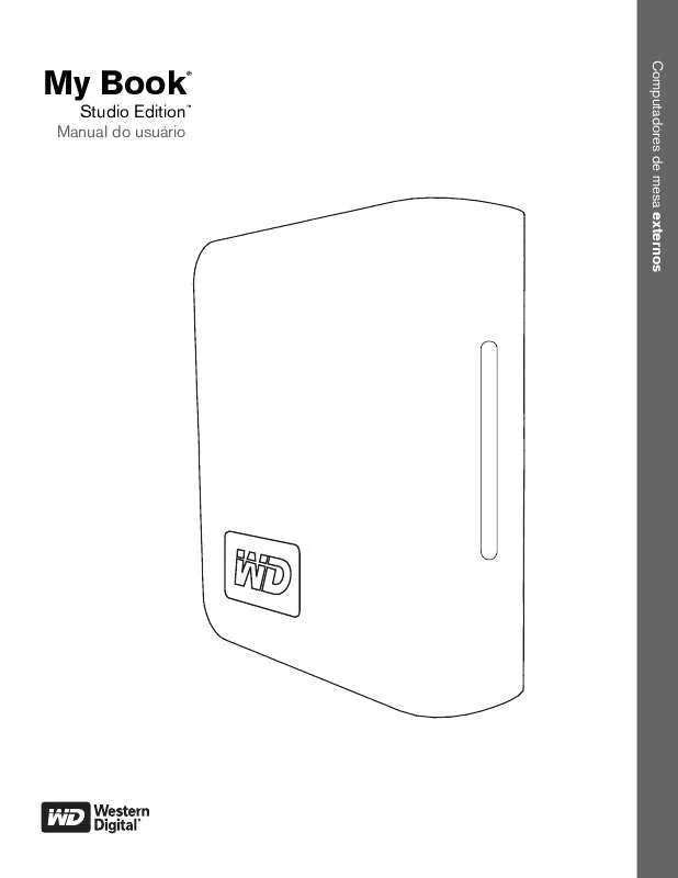 Mode d'emploi WESTERN DIGITAL MY BOOK STUDIO EDITION