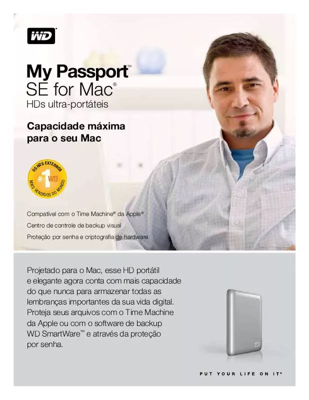 Mode d'emploi WESTERN DIGITAL MY PASSPORT SE