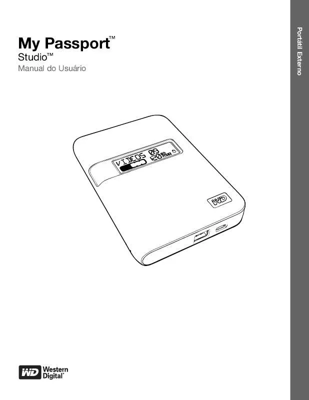 Mode d'emploi WESTERN DIGITAL MY PASSPORT