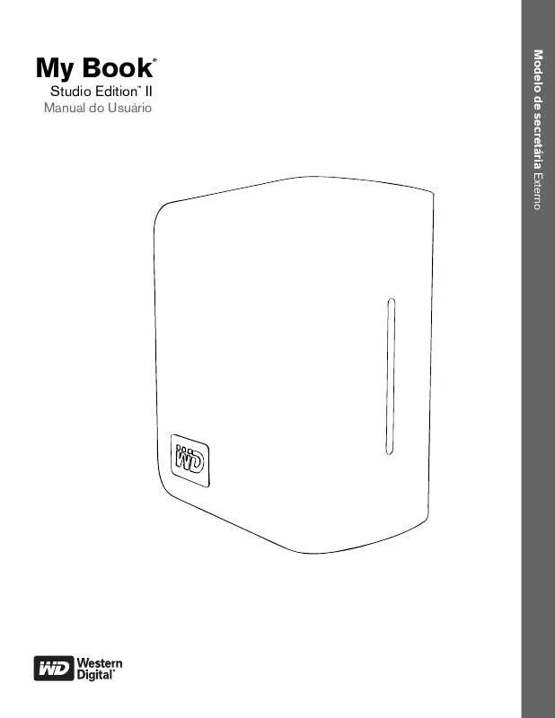 Mode d'emploi WESTERN DIGITAL MY BOOK STUDIO EDITION II