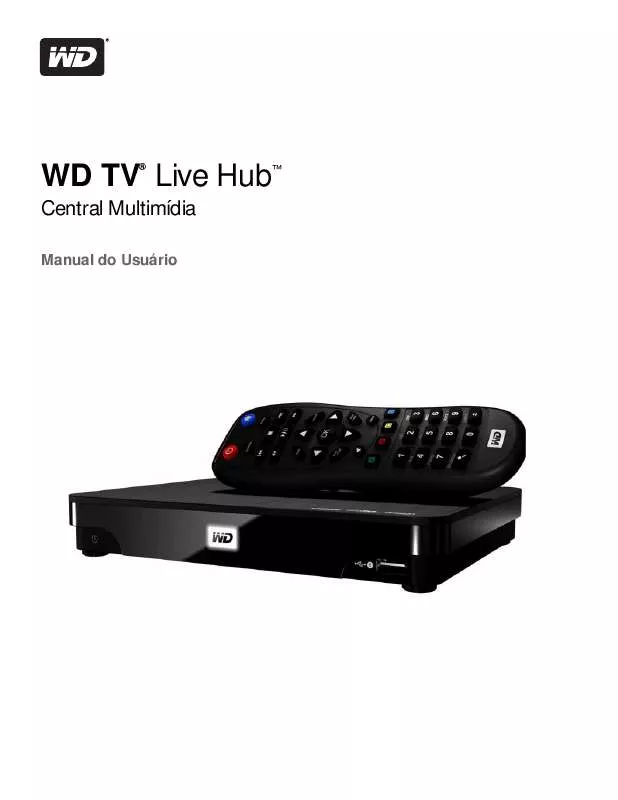 Mode d'emploi WESTERN DIGITAL WD TV LIVE HUB MEDIA CENTER