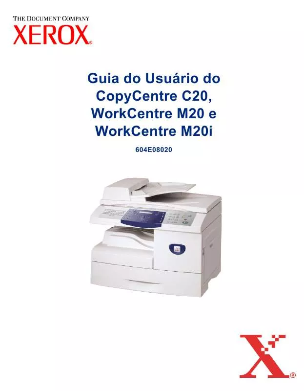 Mode d'emploi XEROX COPYCENTRE C20