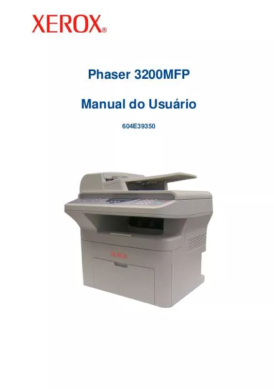 Mode d'emploi XEROX PHASER 3200MFP