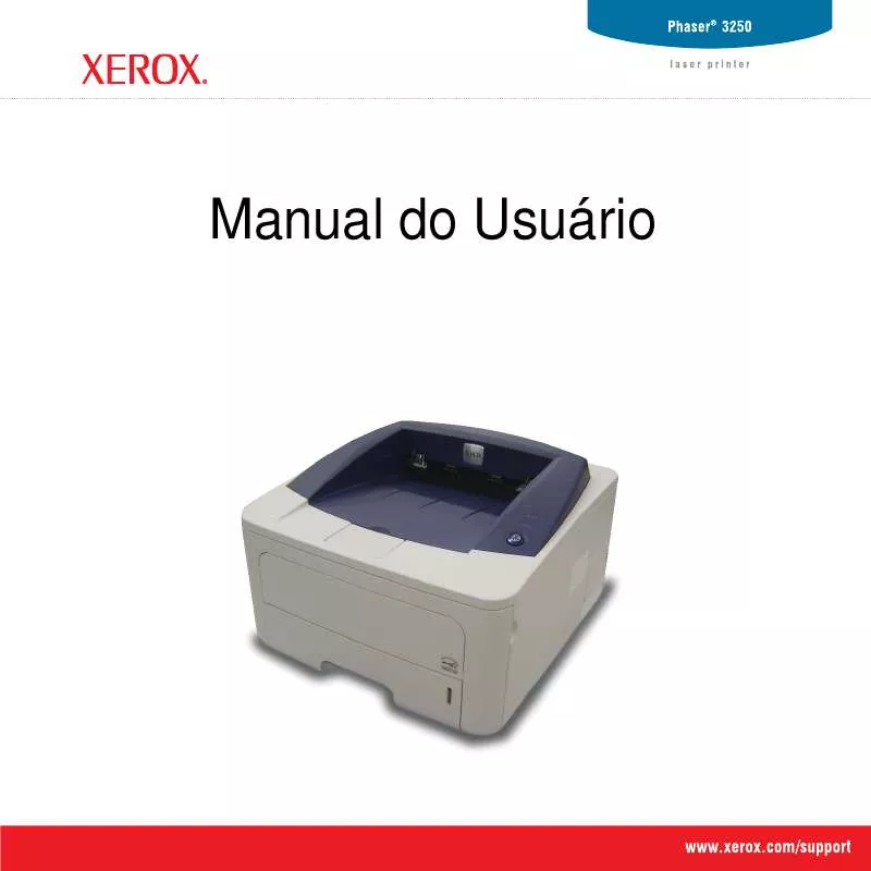 Mode d'emploi XEROX PHASER 3250