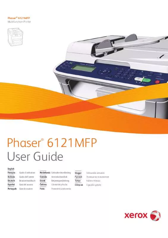 Mode d'emploi XEROX PHASER 6121MFP