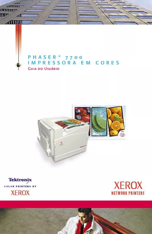 Mode d'emploi XEROX PHASER 7700