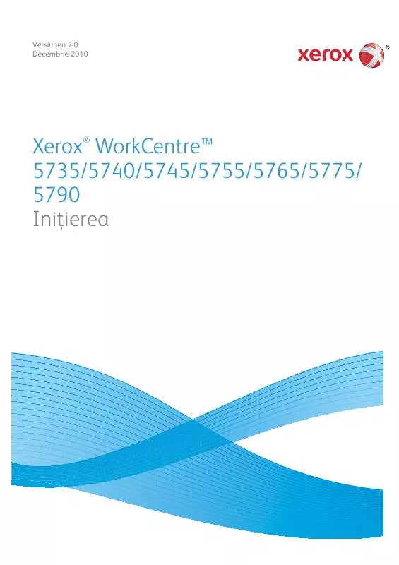 Mode d'emploi XEROX WORKCENTRE 5765 5775 5790