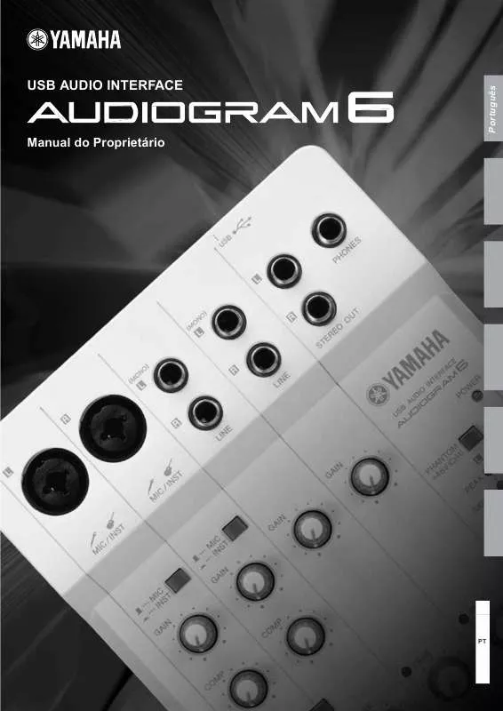 Mode d'emploi YAMAHA AUDIOGRAM6