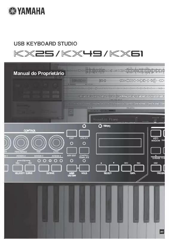 Mode d'emploi YAMAHA KX25