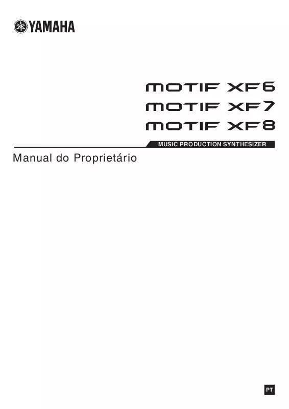 Mode d'emploi YAMAHA MOTIF XF6