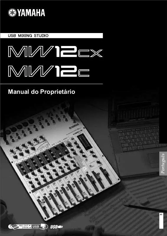 Mode d'emploi YAMAHA MW12CX/MW12C