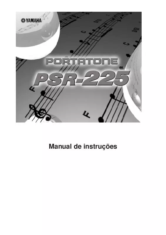 Mode d'emploi YAMAHA PSR-225