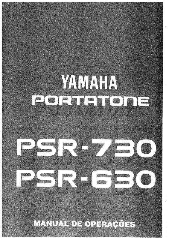 Mode d'emploi YAMAHA PSR-730