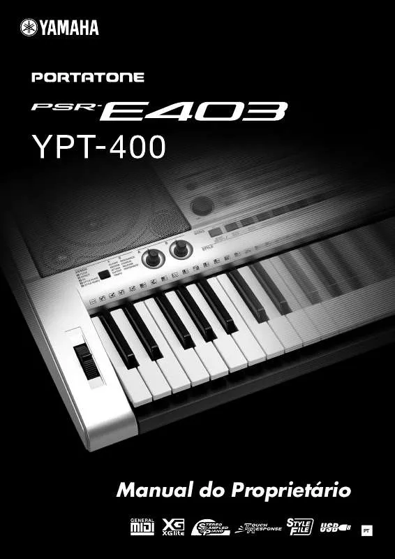 Mode d'emploi YAMAHA PSR-E403 YPT-400