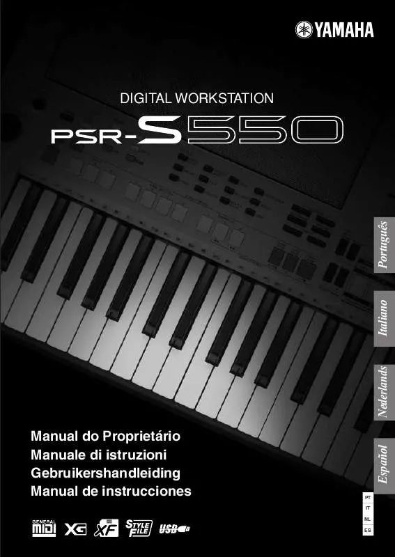 Mode d'emploi YAMAHA PSR-S550