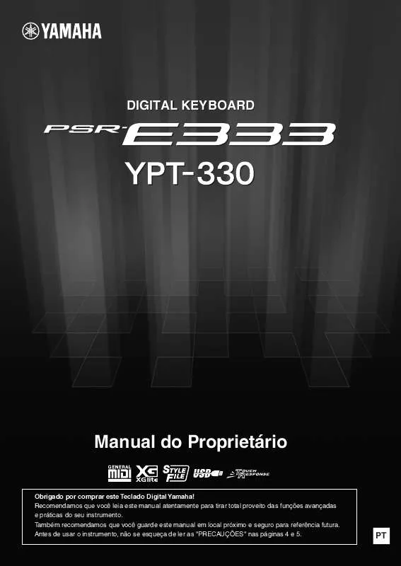 Mode d'emploi YAMAHA YPT-330