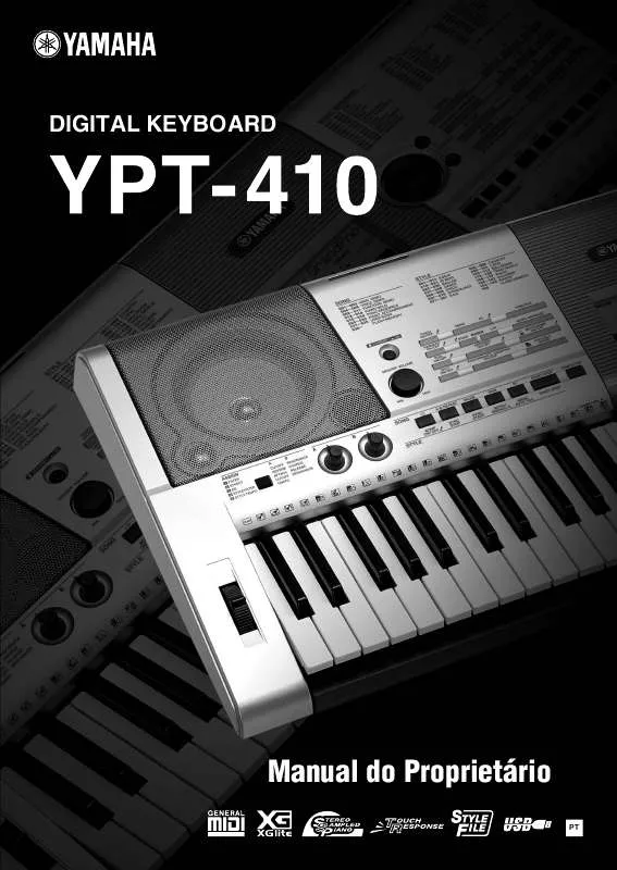 Mode d'emploi YAMAHA YPT-410