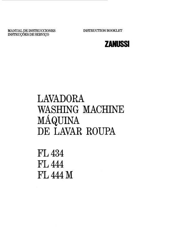 Mode d'emploi ZANUSSI FL444