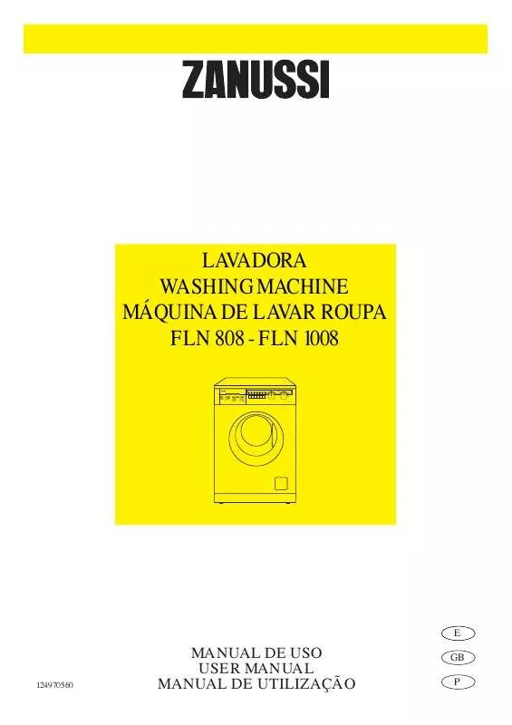 Mode d'emploi ZANUSSI FLN1008