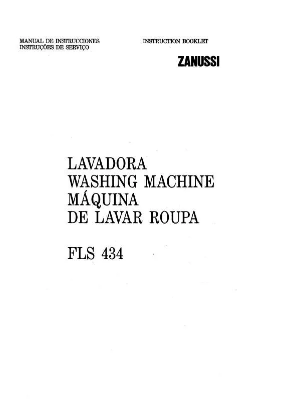 Mode d'emploi ZANUSSI FLS434