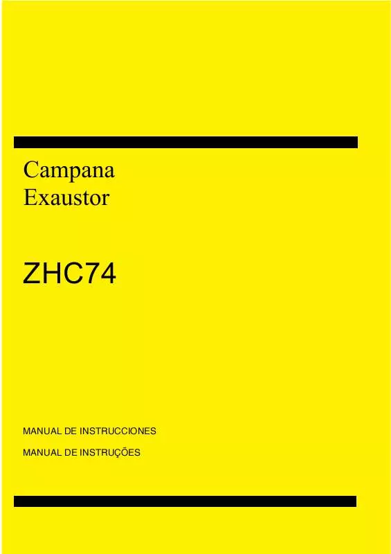 Mode d'emploi ZANUSSI ZCH74X