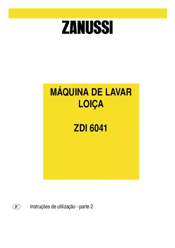 Mode d'emploi ZANUSSI ZDI6041W