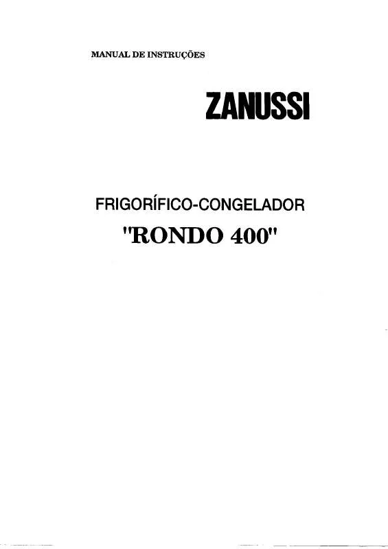 Mode d'emploi ZANUSSI ZF4WHITE1