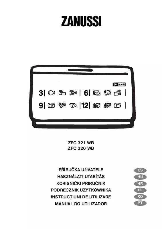 Mode d'emploi ZANUSSI ZFC326WB